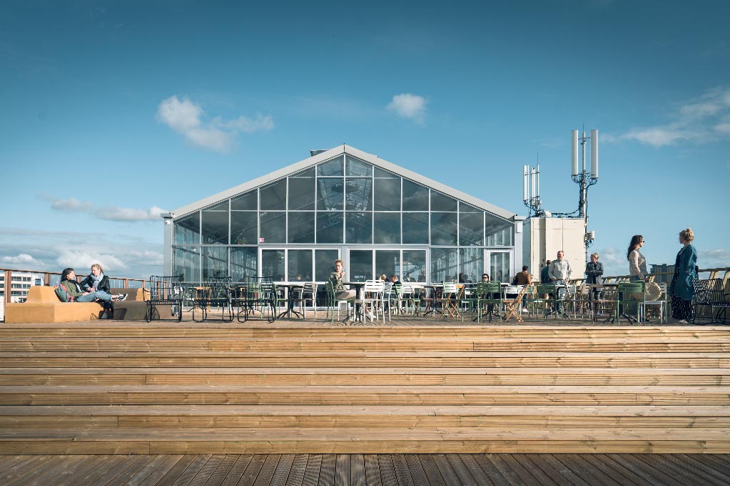Modern Rooftop Dining